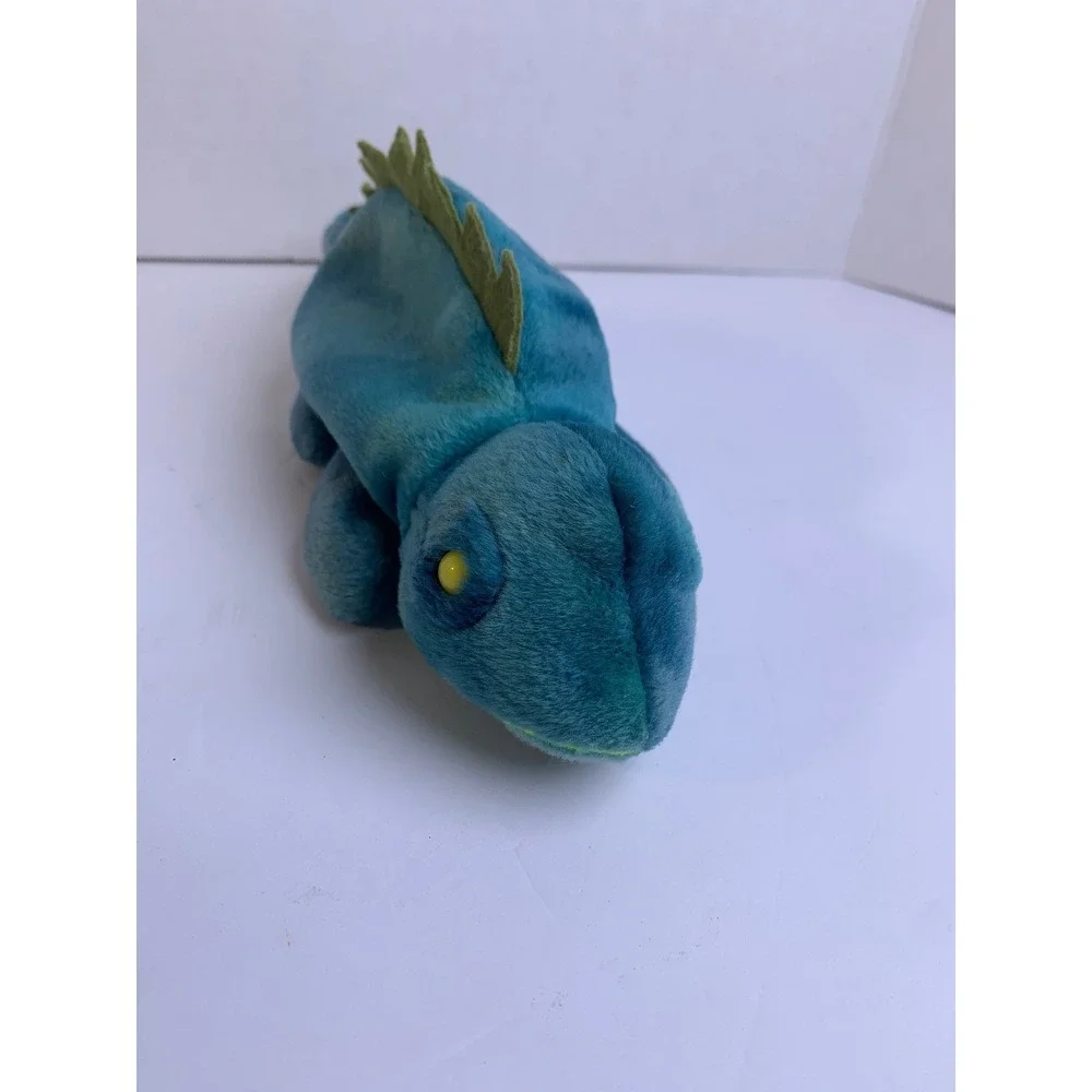 Ty Beanie Babies‎ Iggy the Iguana 1997 Blue Tie Dye Plush Toy Vintage Collection